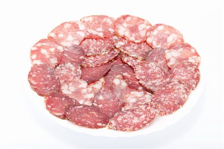 simsearch:400-08864409,k - Cutting sausage Foto de stock - Super Valor sin royalties y Suscripción, Código: 400-05671012