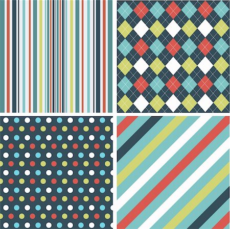 seamless patterns with fabric texture Stock Photo - Budget Royalty-Free & Subscription, Code: 400-05671388