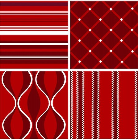 plaid christmas - seamless patterns with fabric texture, christmas fabric texture Stock Photo - Budget Royalty-Free & Subscription, Code: 400-05671392