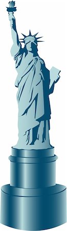 statue of liberty on the flag - Statue of Liberty Stock Photo - Budget Royalty-Free & Subscription, Code: 400-05671998