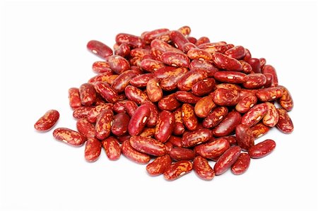 simsearch:400-05672477,k - dried red beans on white background Photographie de stock - Aubaine LD & Abonnement, Code: 400-05672474