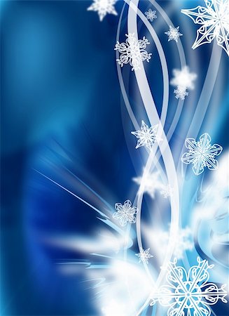 an abstract winter design / illustration for background Photographie de stock - Aubaine LD & Abonnement, Code: 400-05672655