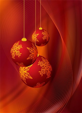 an abstract red christmas design for background Stock Photo - Budget Royalty-Free & Subscription, Code: 400-05672652
