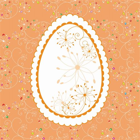 simsearch:400-07406705,k - Abstract Easter holiday greeting card Foto de stock - Super Valor sin royalties y Suscripción, Código: 400-05672710