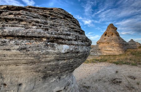 Hoodoo Badlands Alberta Canada Writing on Stone Park Stock Photo - Budget Royalty-Free & Subscription, Code: 400-05680028