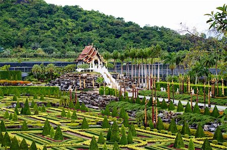 simsearch:400-05730777,k - Nongnooch Tropical Botanical Garden, Pattaya Photographie de stock - Aubaine LD & Abonnement, Code: 400-05680551