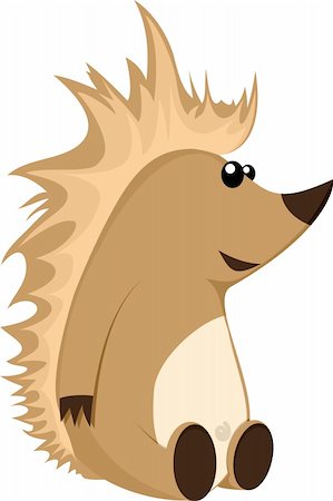 simsearch:400-07278599,k - detailed illustration of a cute hedgehog character, eps8 vector Stockbilder - Microstock & Abonnement, Bildnummer: 400-05680750