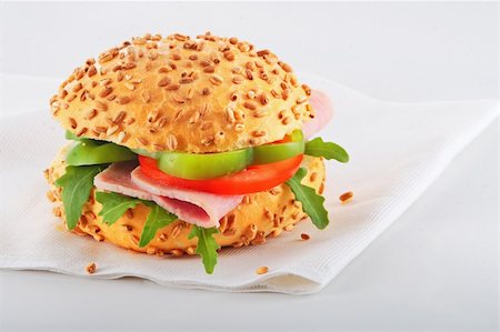 simsearch:400-07179775,k - Close up of a healthy sandwich Stock Photo - Budget Royalty-Free & Subscription, Code: 400-05681144