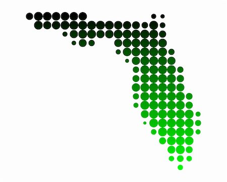 florida state - Map of Florida Stock Photo - Budget Royalty-Free & Subscription, Code: 400-05681292