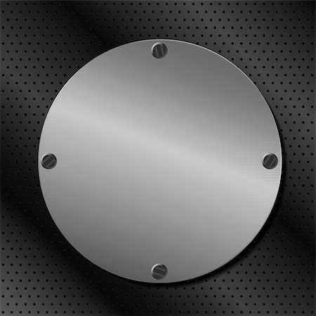 simsearch:400-05682645,k - Vector Metal Round Board Foto de stock - Super Valor sin royalties y Suscripción, Código: 400-05682645