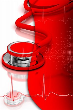 rbhavana (artist) - 3d multi use  stethoscope in  abstract color background Fotografie stock - Microstock e Abbonamento, Codice: 400-05682768