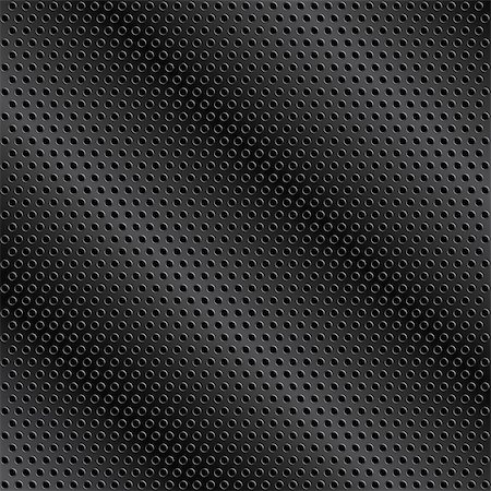 Black metal background with holes Foto de stock - Super Valor sin royalties y Suscripción, Código: 400-05682865