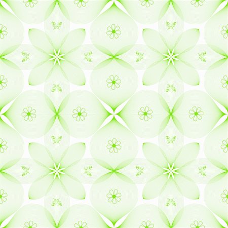 Abstract background of seamless floral and butterfly pattern Photographie de stock - Aubaine LD & Abonnement, Code: 400-05683121