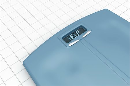 Weight scale with word HELP on display Photographie de stock - Aubaine LD & Abonnement, Code: 400-05683172
