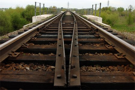 empalme - railroad Foto de stock - Super Valor sin royalties y Suscripción, Código: 400-05683626