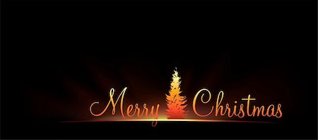 Merry Christmas - background illustration, Vector Stock Photo - Budget Royalty-Free & Subscription, Code: 400-05683745