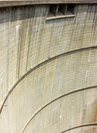 retaining wall - abstract dam view Stock Photo - Budget Royalty-Free & Subscription, Code: 400-05683894