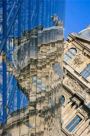 pergamepaper (artist) - Louvre Pyramid on March 23, 2008 in Paris. Louvre is the biggest Museum in Paris displayed over 60,000 square meters of exhibition space. Photographie de stock - Aubaine LD & Abonnement, Code: 400-05683924