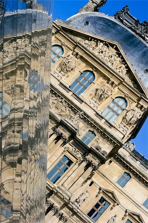 pergamepaper (artist) - Louvre Pyramid on March 23, 2008 in Paris. Louvre is the biggest Museum in Paris displayed over 60,000 square meters of exhibition space. Photographie de stock - Aubaine LD & Abonnement, Code: 400-05683926