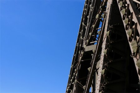 eiffel tower photography night - eiffel tower detail Stock Photo - Budget Royalty-Free & Subscription, Code: 400-05683920