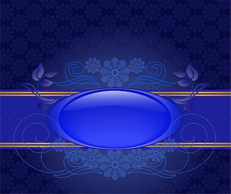 simsearch:400-07465970,k - dark blue Christmas card with an oval  vignette Stock Photo - Budget Royalty-Free & Subscription, Code: 400-05694287