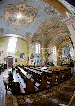 simsearch:400-05388385,k - interior of church, Orlicke Zahori, Czech Republic Fotografie stock - Microstock e Abbonamento, Codice: 400-05696444