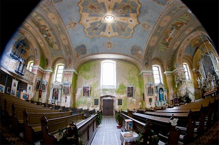 simsearch:400-05388385,k - interior of church, Orlicke Zahori, Czech Republic Fotografie stock - Microstock e Abbonamento, Codice: 400-05696442