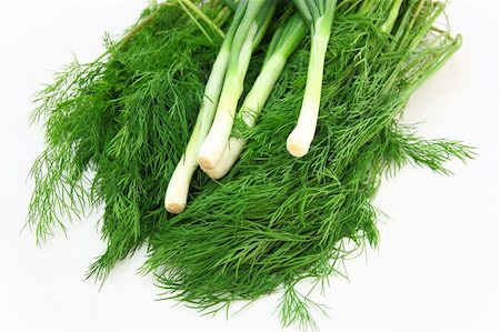 simsearch:400-05919877,k - Fresh green dill and onion. Stock Photo - Budget Royalty-Free & Subscription, Code: 400-05698908