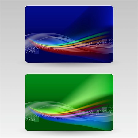 simsearch:400-08491837,k - Abstract cards. Illustration for design on gray background Foto de stock - Super Valor sin royalties y Suscripción, Código: 400-05699074