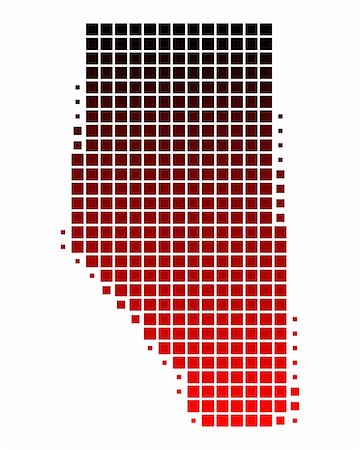 Map of Alberta Stock Photo - Budget Royalty-Free & Subscription, Code: 400-05699096