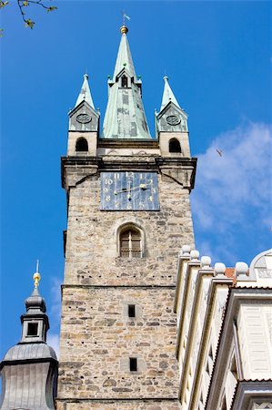 simsearch:400-05690668,k - town hall's tower, Klatovy, Czech Republic Stockbilder - Microstock & Abonnement, Bildnummer: 400-05690641