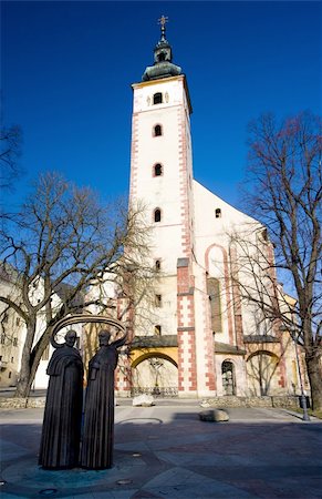 simsearch:400-05388385,k - church in Banska Bystrica, Slovakia Fotografie stock - Microstock e Abbonamento, Codice: 400-05690669