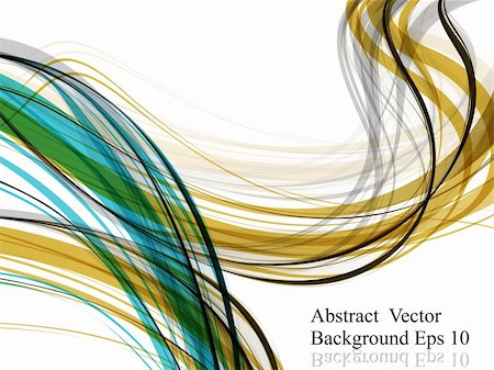abstract wave background vector illustration Stock Photo - Budget Royalty-Free & Subscription, Code: 400-05691495