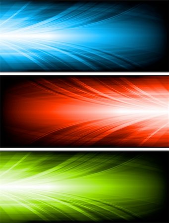 Set of abstract vector banners. Eps 10 Stock Photo - Budget Royalty-Free & Subscription, Code: 400-05692506