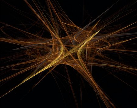 a colorful abstract Fractal on black background Stock Photo - Budget Royalty-Free & Subscription, Code: 400-05692554