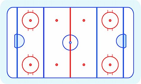 ice hockey field blue greetings card vector Fotografie stock - Microstock e Abbonamento, Codice: 400-05693928