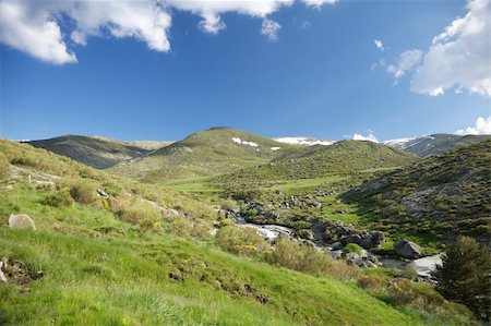 mountains at Gredos natural park in Avila Spain Foto de stock - Super Valor sin royalties y Suscripción, Código: 400-05705243