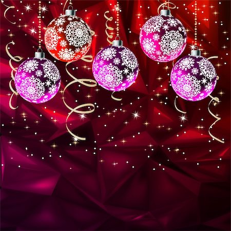 simsearch:400-05199885,k - Merry Christmas Elegant Suggestive Background for Greetings Card. EPS 8 vector file included Foto de stock - Royalty-Free Super Valor e Assinatura, Número: 400-05705377