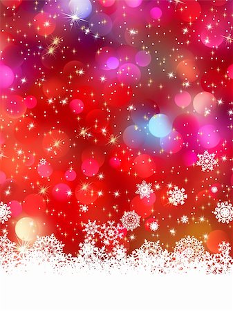 Multicolor abstract christmas background with snowflake. EPS 8 vector file included Stock Photo - Budget Royalty-Free & Subscription, Code: 400-05705702