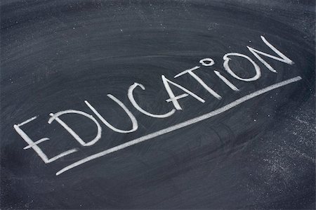 education abstract - education, word in white chalk handwriting on blackboard Stock Photo - Budget Royalty-Free & Subscription, Code: 400-05705816