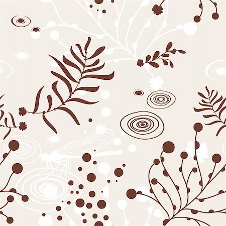 simsearch:400-05671597,k - abstract lovely seamless floral pattern vector illustration Photographie de stock - Aubaine LD & Abonnement, Code: 400-05706292
