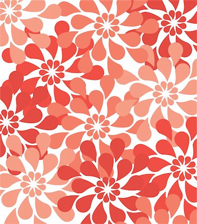 Vector illustration of floral background Photographie de stock - Aubaine LD & Abonnement, Code: 400-05706609