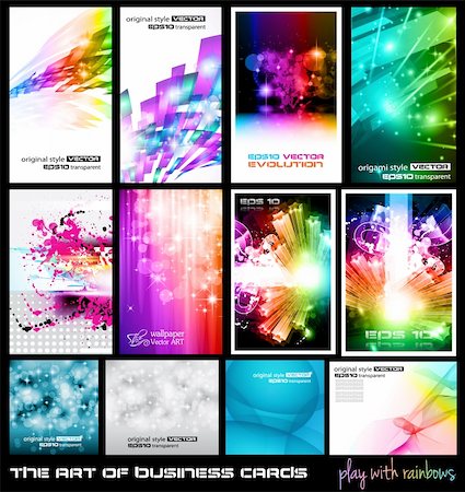 silver and white stars background - The art of business card Collection: play with rainbows. A collection of backgrounds full of stars, ray lights, glitters and luminance elements. Stock Photo - Budget Royalty-Free & Subscription, Code: 400-05707893