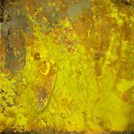 Illustration of Colorful Yellow Grunge Abstract Background Stock Photo - Budget Royalty-Free & Subscription, Code: 400-05707938