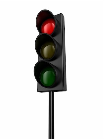 simsearch:400-04233860,k - Illustration of a traffic light with red colour Foto de stock - Super Valor sin royalties y Suscripción, Código: 400-05708946
