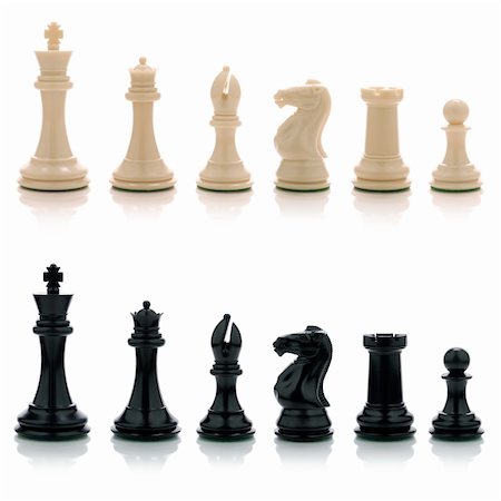 Picture of pieces from the game of chess. Photographie de stock - Aubaine LD & Abonnement, Code: 400-05709244
