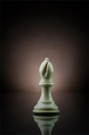 Picture of bishop from the game of chess. Photographie de stock - Aubaine LD & Abonnement, Code: 400-05709241