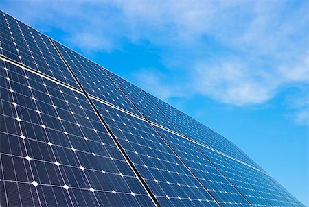 simsearch:400-06853280,k - Solar panels against blue sky Stock Photo - Budget Royalty-Free & Subscription, Code: 400-05709586