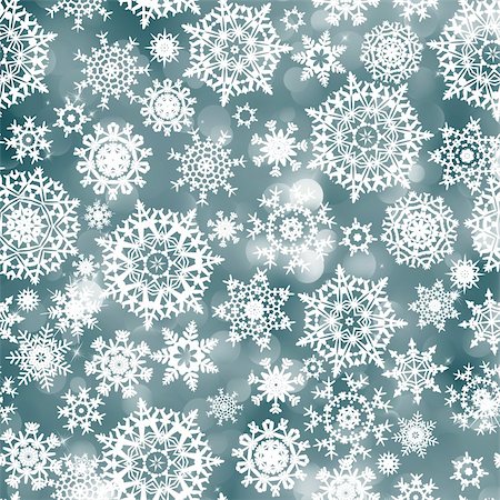 simsearch:400-04363033,k - Blue abstract christmas background with snowflake. EPS 8 vector file included Photographie de stock - Aubaine LD & Abonnement, Code: 400-05700759