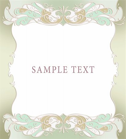 simsearch:400-05886853,k - Beautiful frame with decorative detail and revenge for text Stock Photo - Budget Royalty-Free & Subscription, Code: 400-05701166